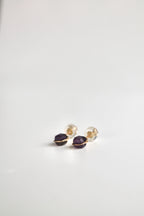 Birthstone Studs - Amethyst (February) - Serenity