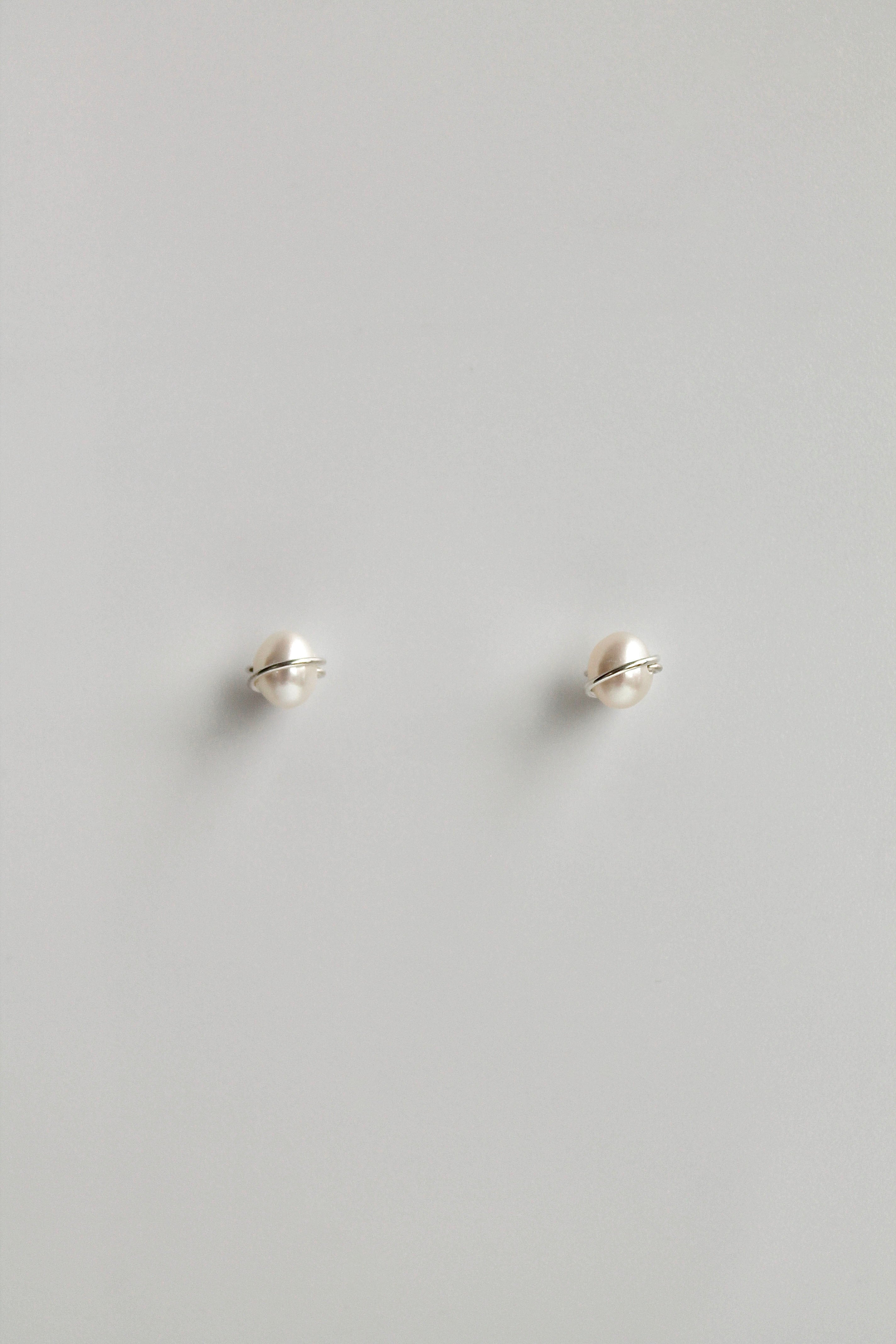Boucles d'oreilles pierre de naissance - Perle d'eau douce (juin) - Pureté