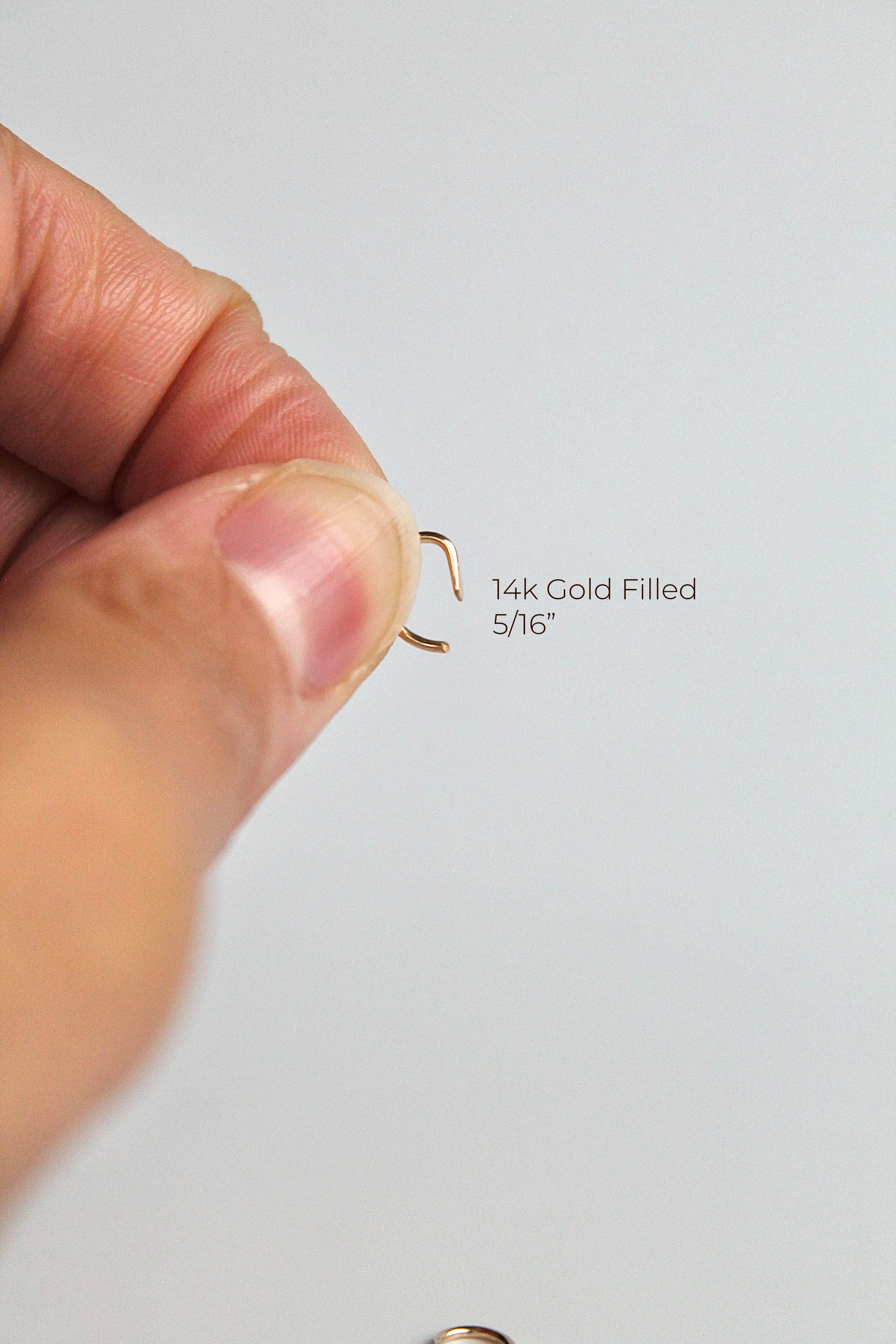 Hammered Sleeper Claw Studs