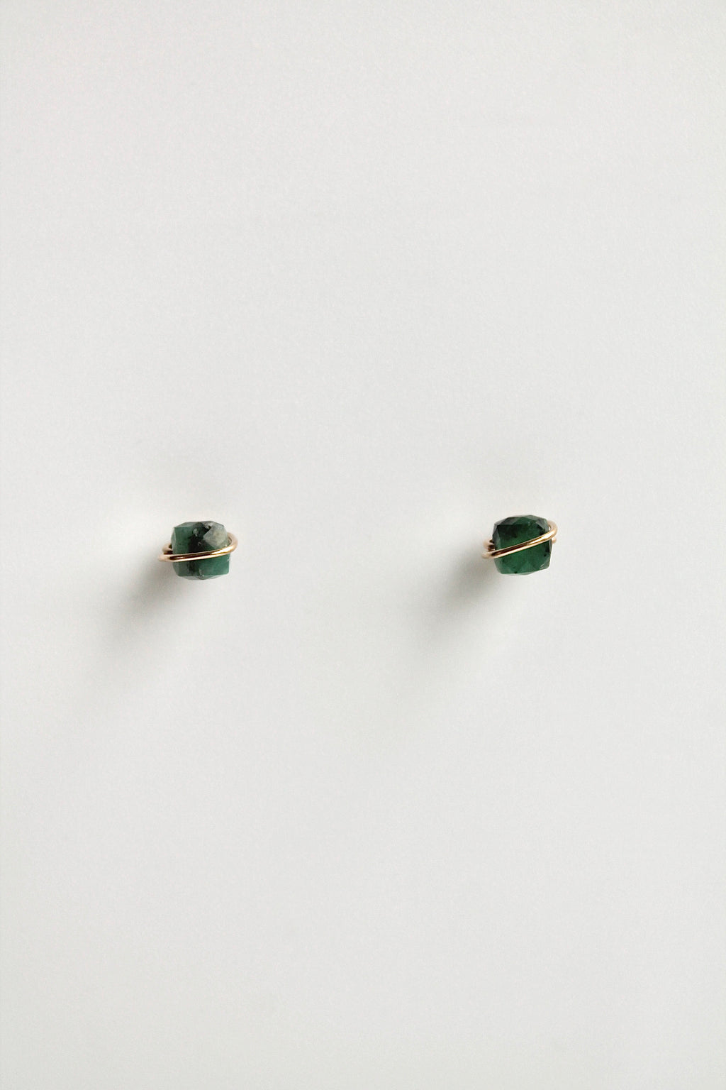 Birthstone Studs - Emerald (May) - Rejuvenation