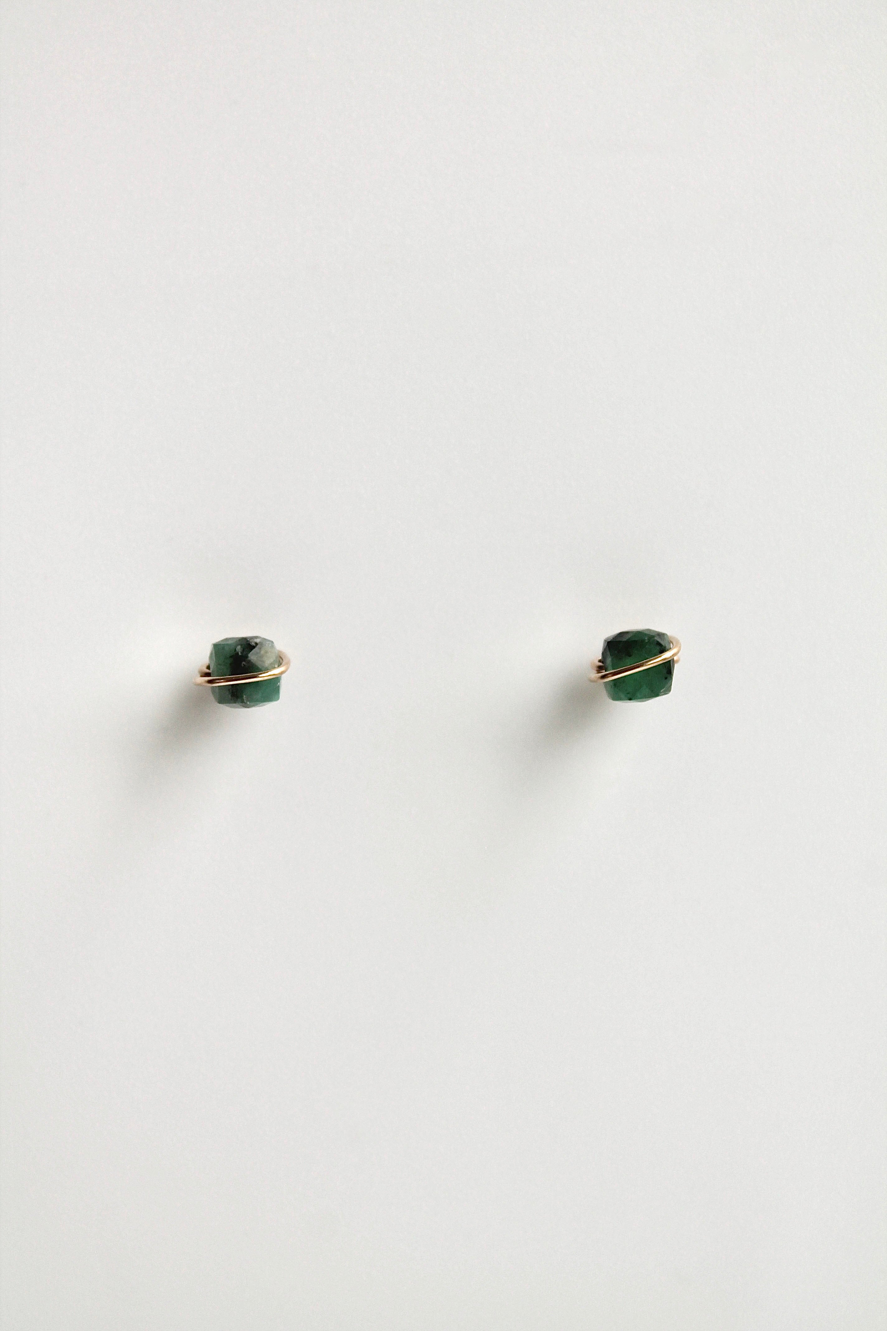 Birthstone Studs - Emerald (May) - Rejuvenation