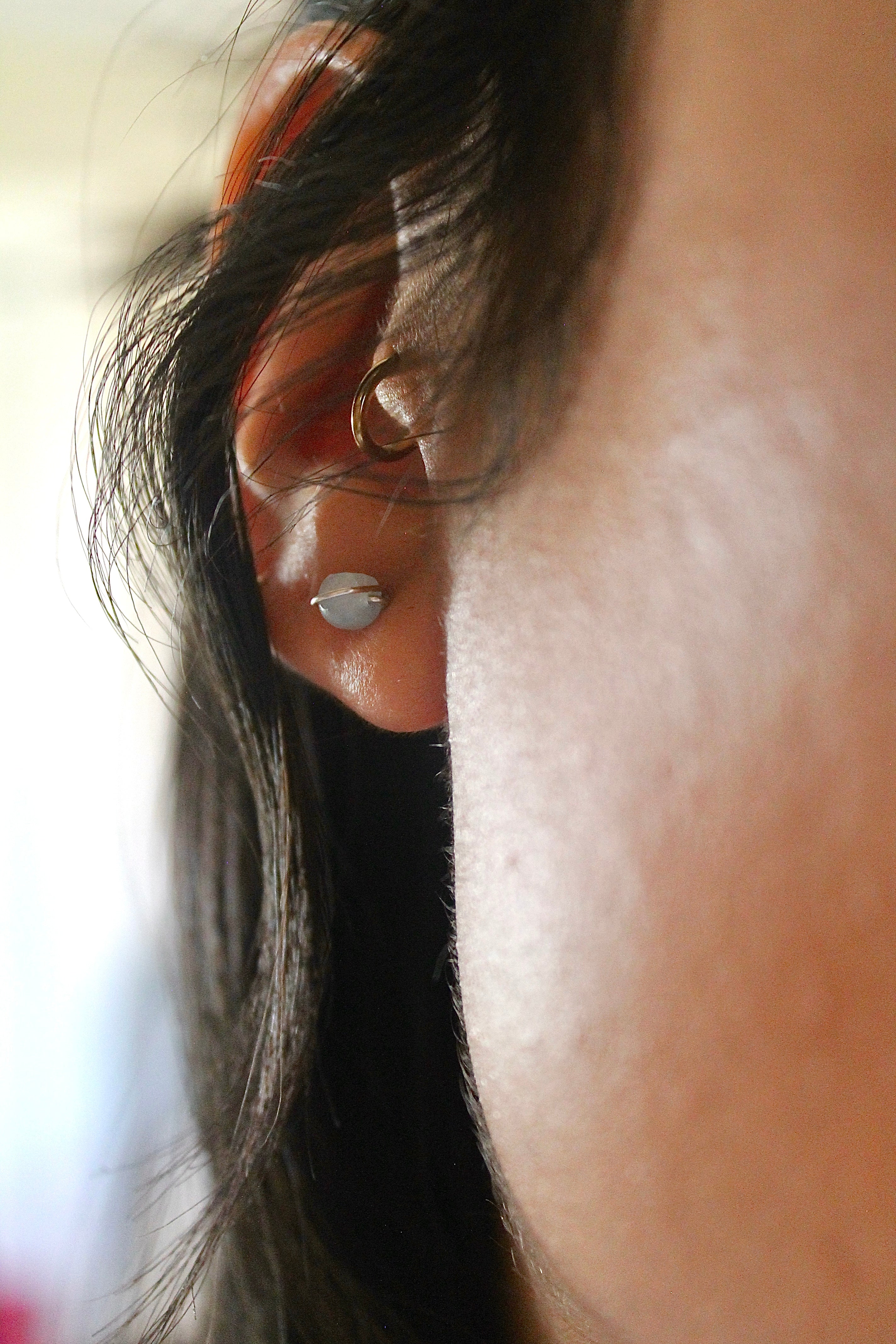 Birthstone Studs - Aquamarine (March) - Emotional Depth