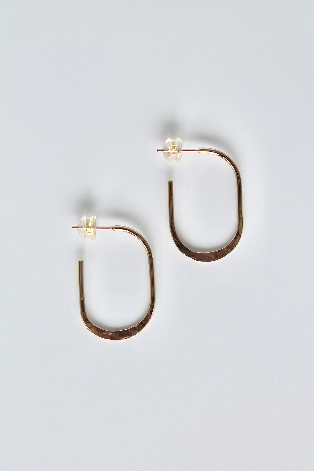 Textured Oval Hoops