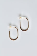 Textured Oval Hoops