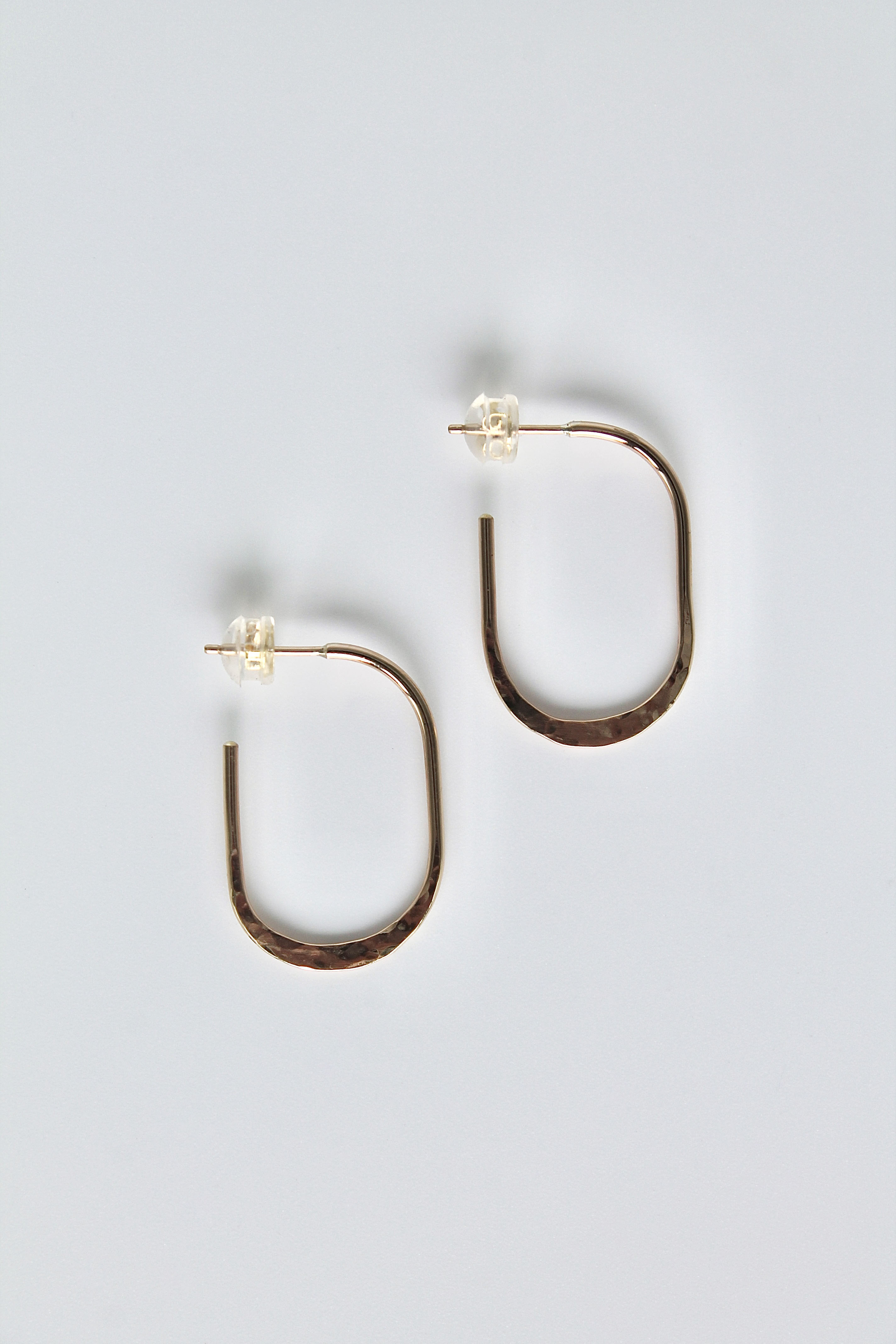 Textured Oval Hoops