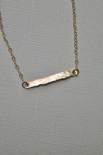 Hammered Bar Bracelet