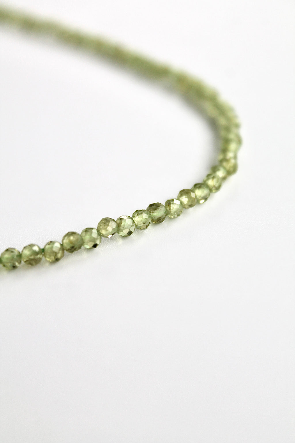 Birthstone Bar Necklace - Peridot (August) - Good Fortune