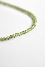Birthstone Bar Necklace - Peridot (August) - Good Fortune