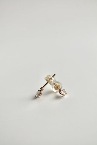 Birthstone Studs - Herkimer Diamond (April) - Divine Connection