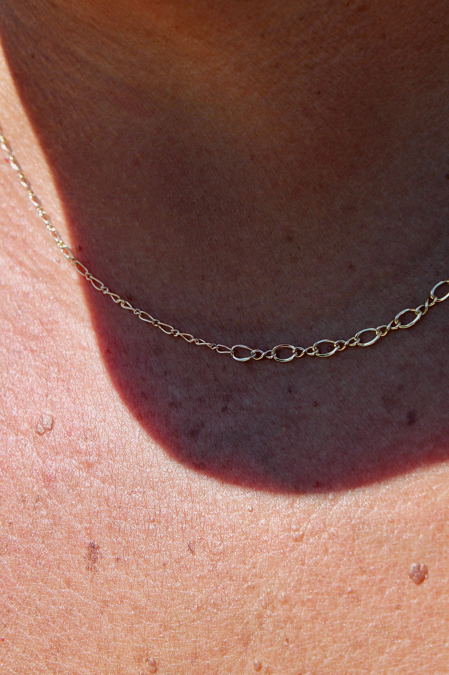 DUO CHAIN NECKLACE (THIN) - 14K GOLD FILLED