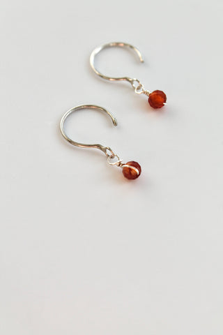 Threader Hoops (Carnelian)