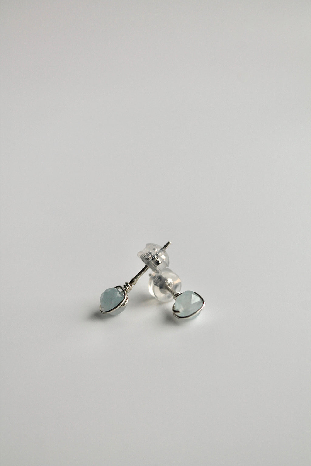 Birthstone Studs - Aquamarine (March) - Emotional Depth