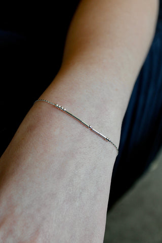 Pulsera de código Morse