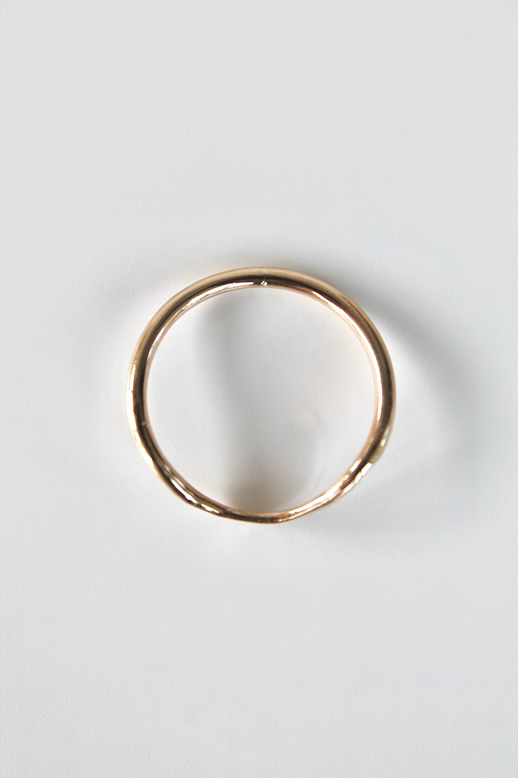 Wave Hammered Band Ring