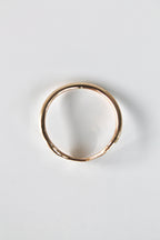 Wave Hammered Band Ring
