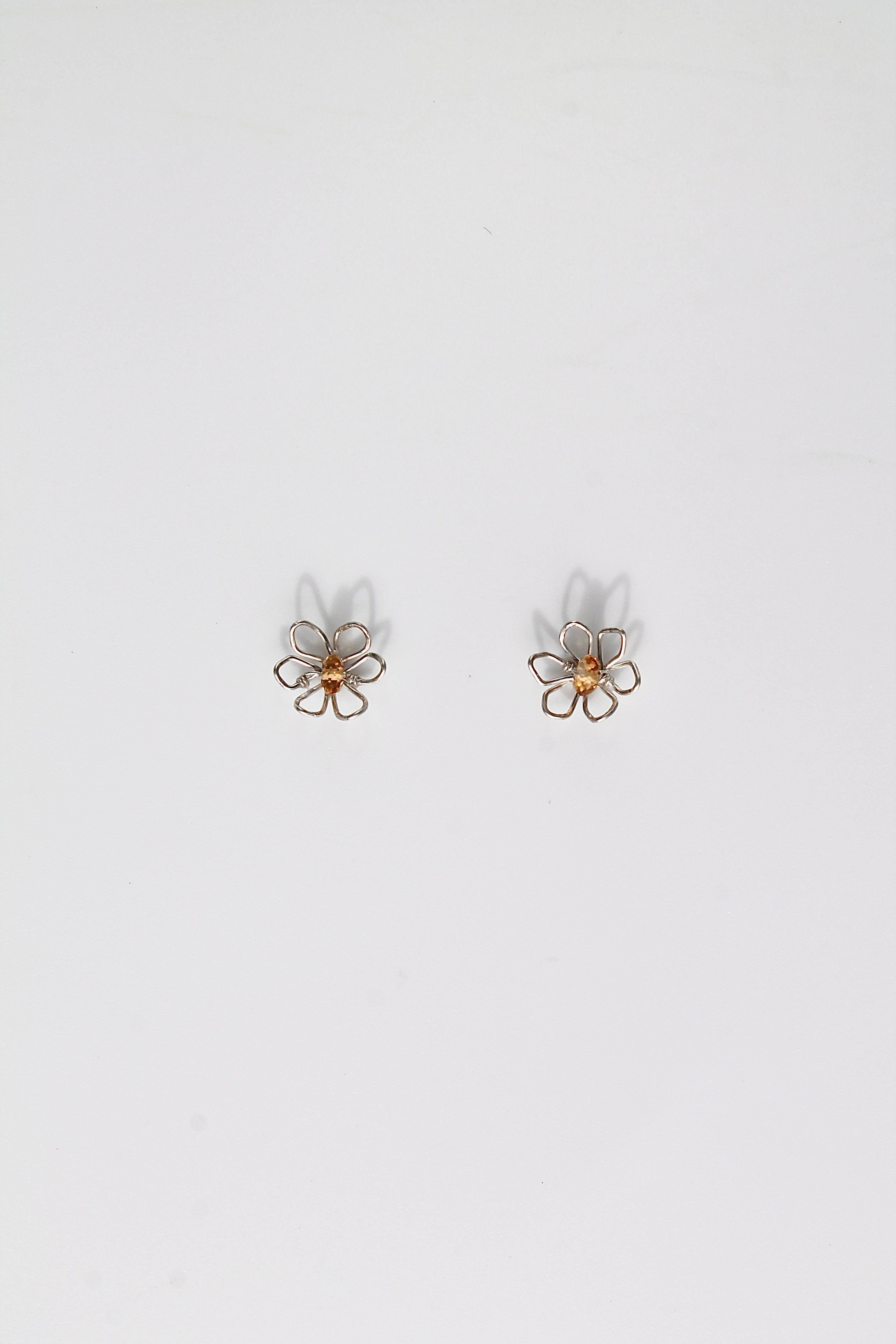 Daffodil & Citrine Studs