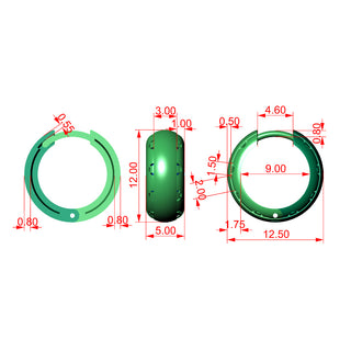 Custom Hinged Hoops