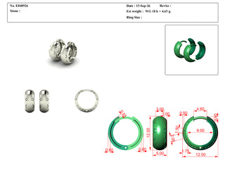 Custom Hinged Hoops