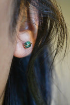 Birthstone Studs - Emerald (May) - Rejuvenation