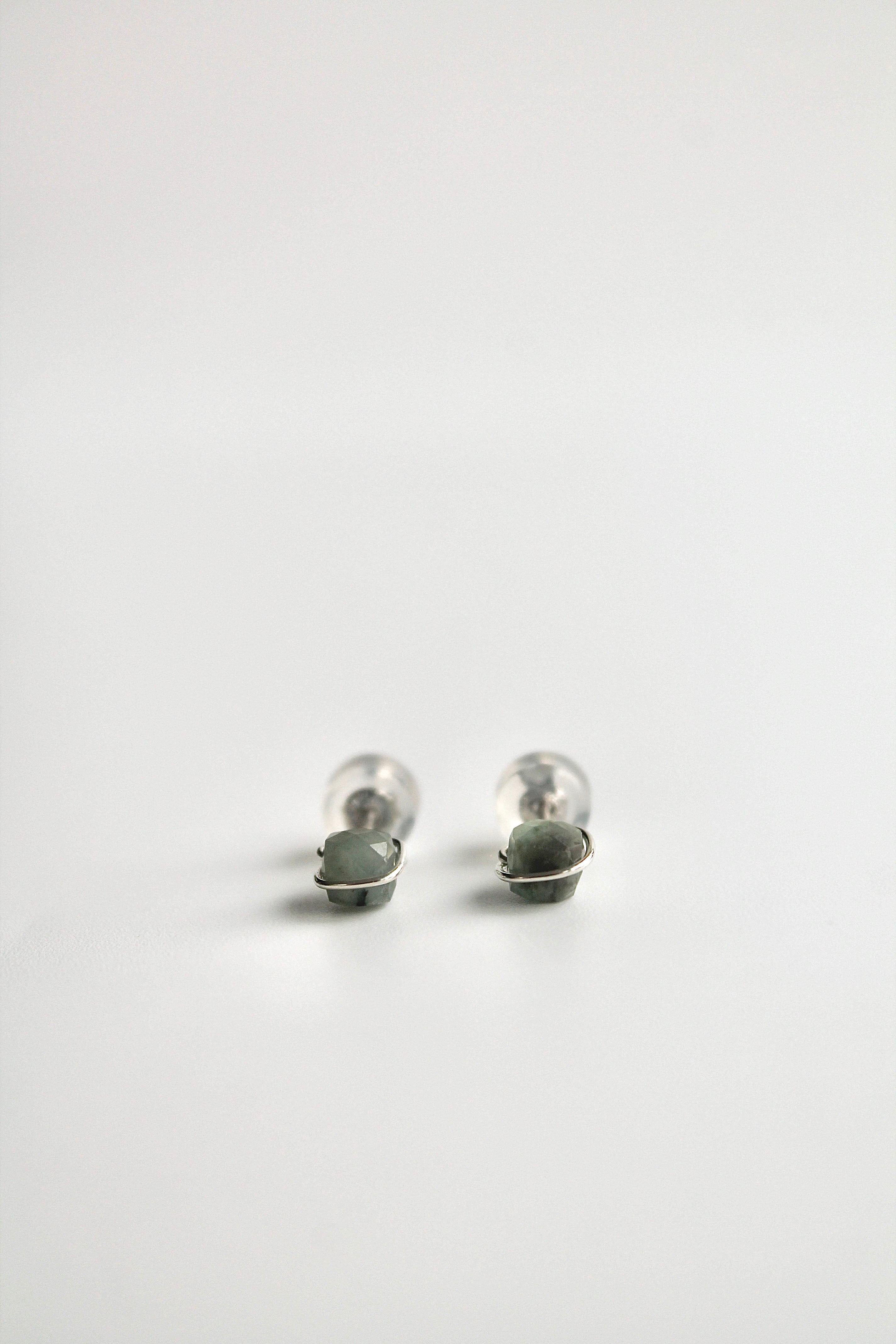 Birthstone Studs - Emerald (May) - Rejuvenation
