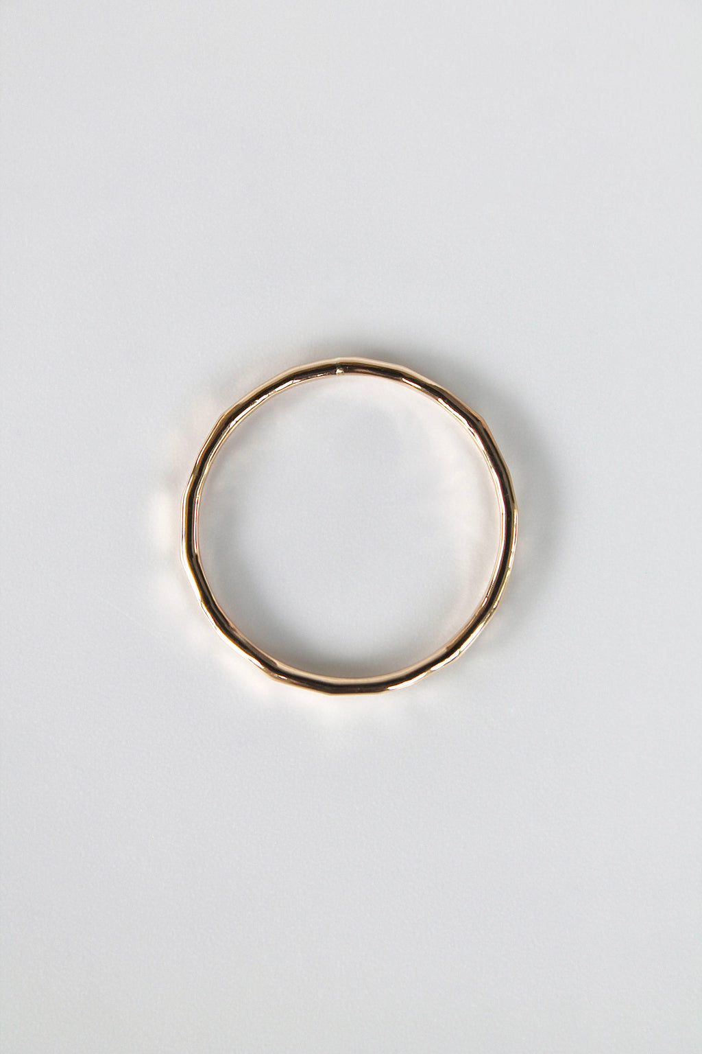 Hammered Mini Band Ring