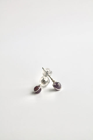 Birthstone Studs - Ruby (July) - Passion