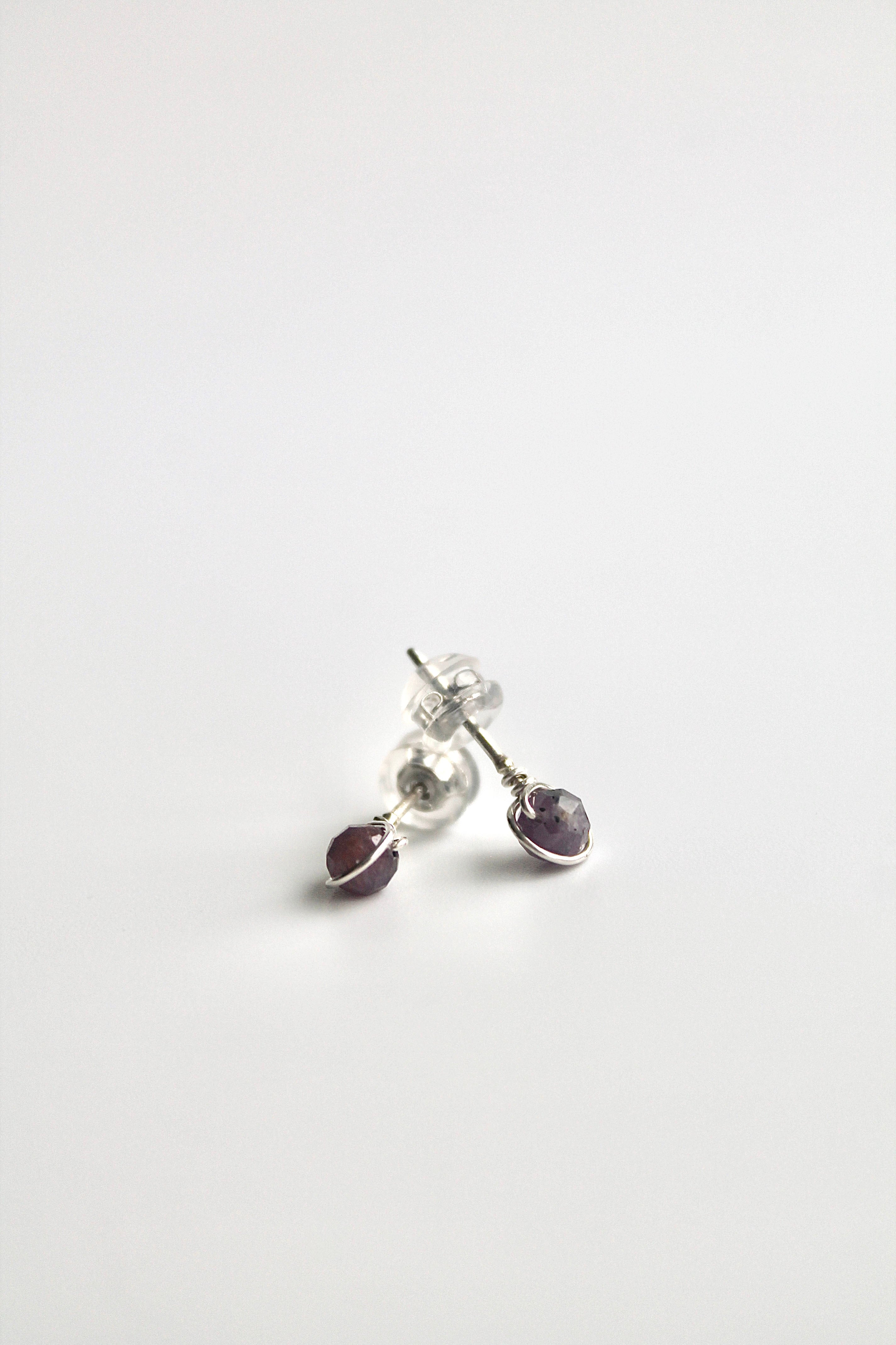 Birthstone Studs - Ruby (July) - Passion