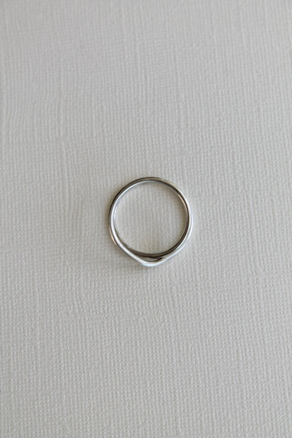 "X" CONVERTIBLE RING - STERLING SILVER