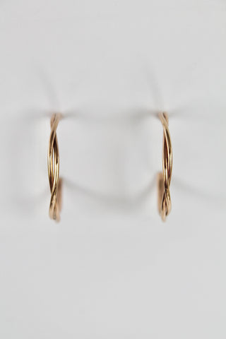 Twisted Wire Hoops
