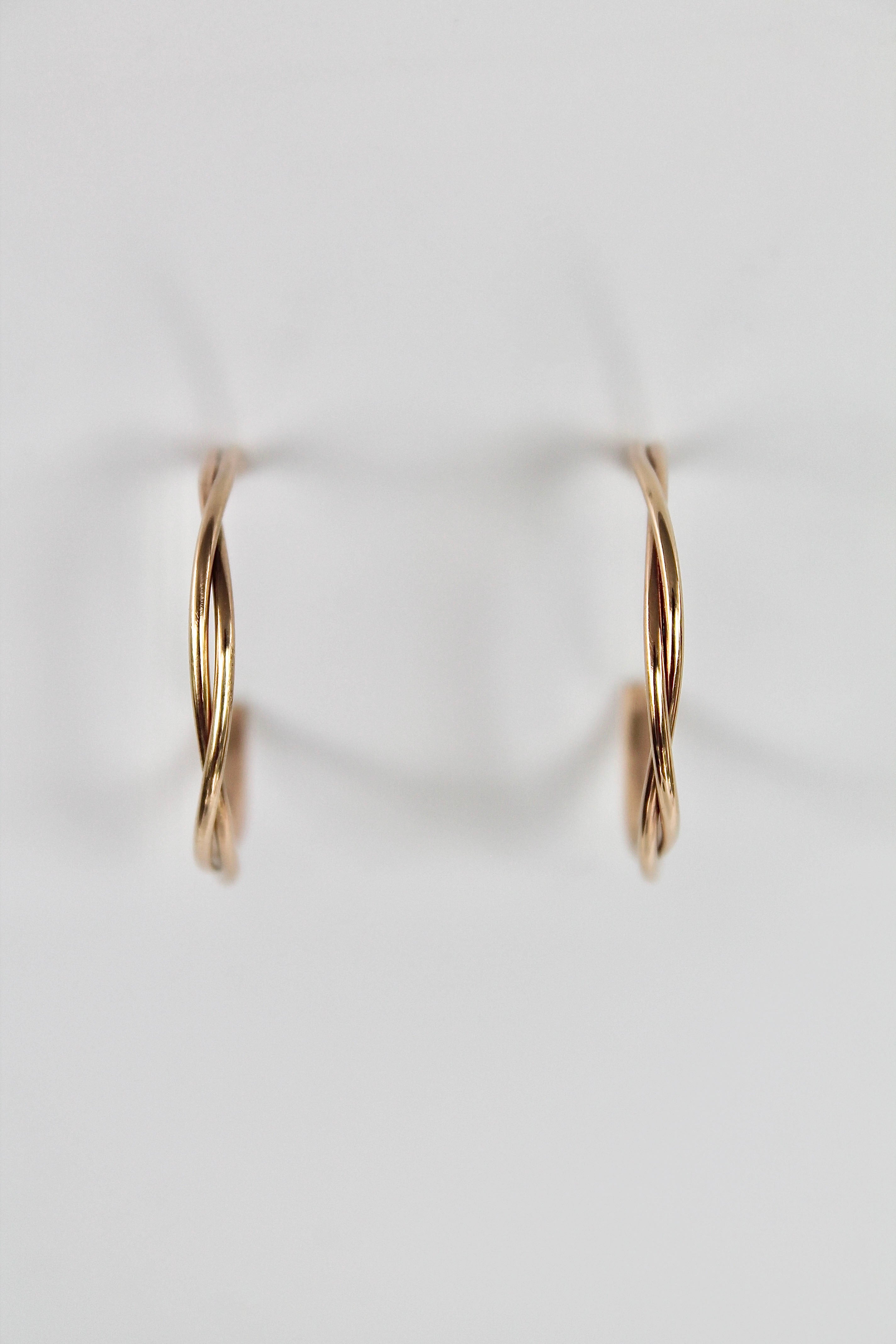 Twisted Wire Hoops