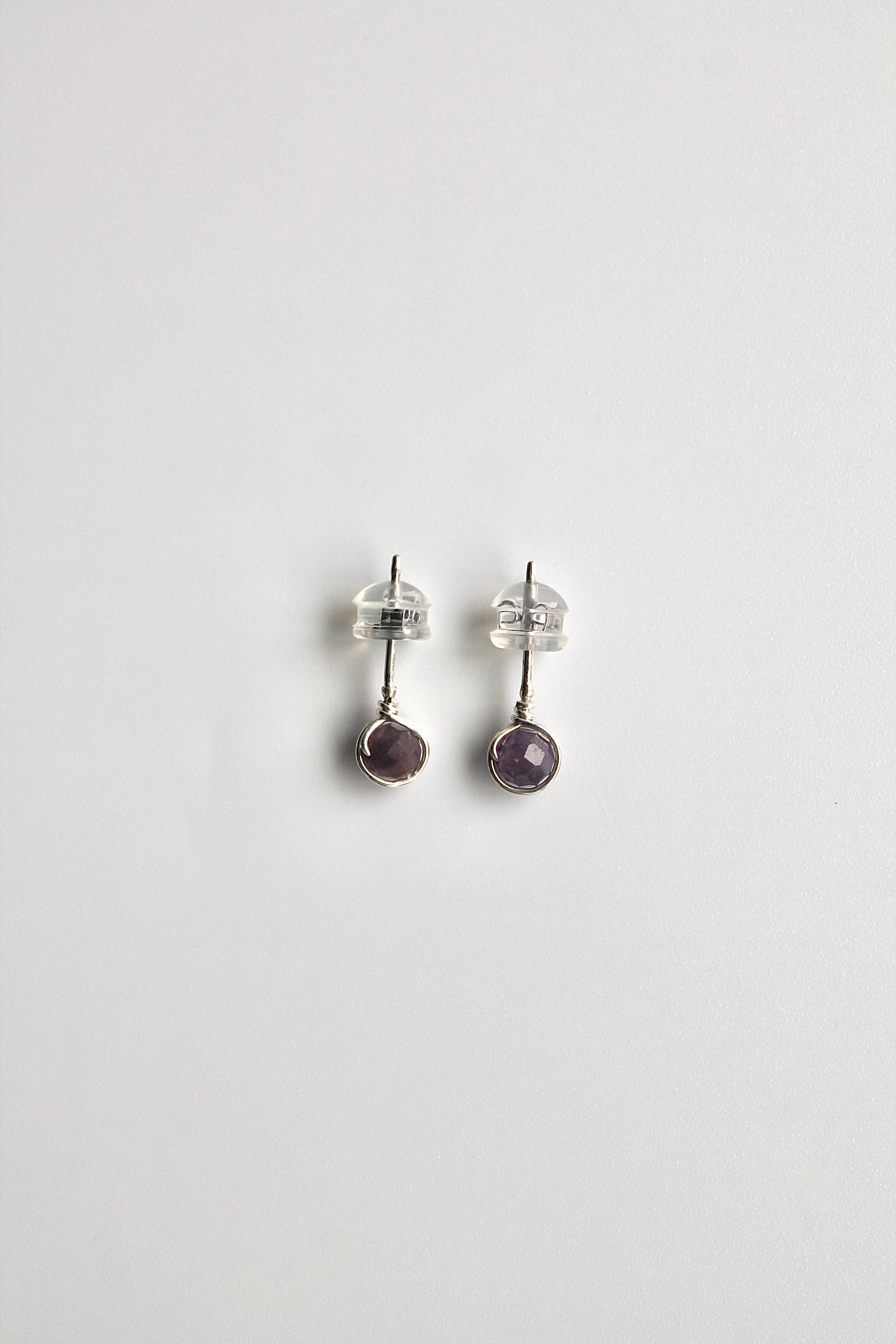 Birthstone Studs - Ruby (July) - Passion