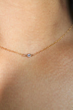 Delicate Choker Charm Necklace