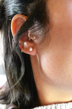 Boucles d'oreilles pierre de naissance - Perle d'eau douce (juin) - Pureté