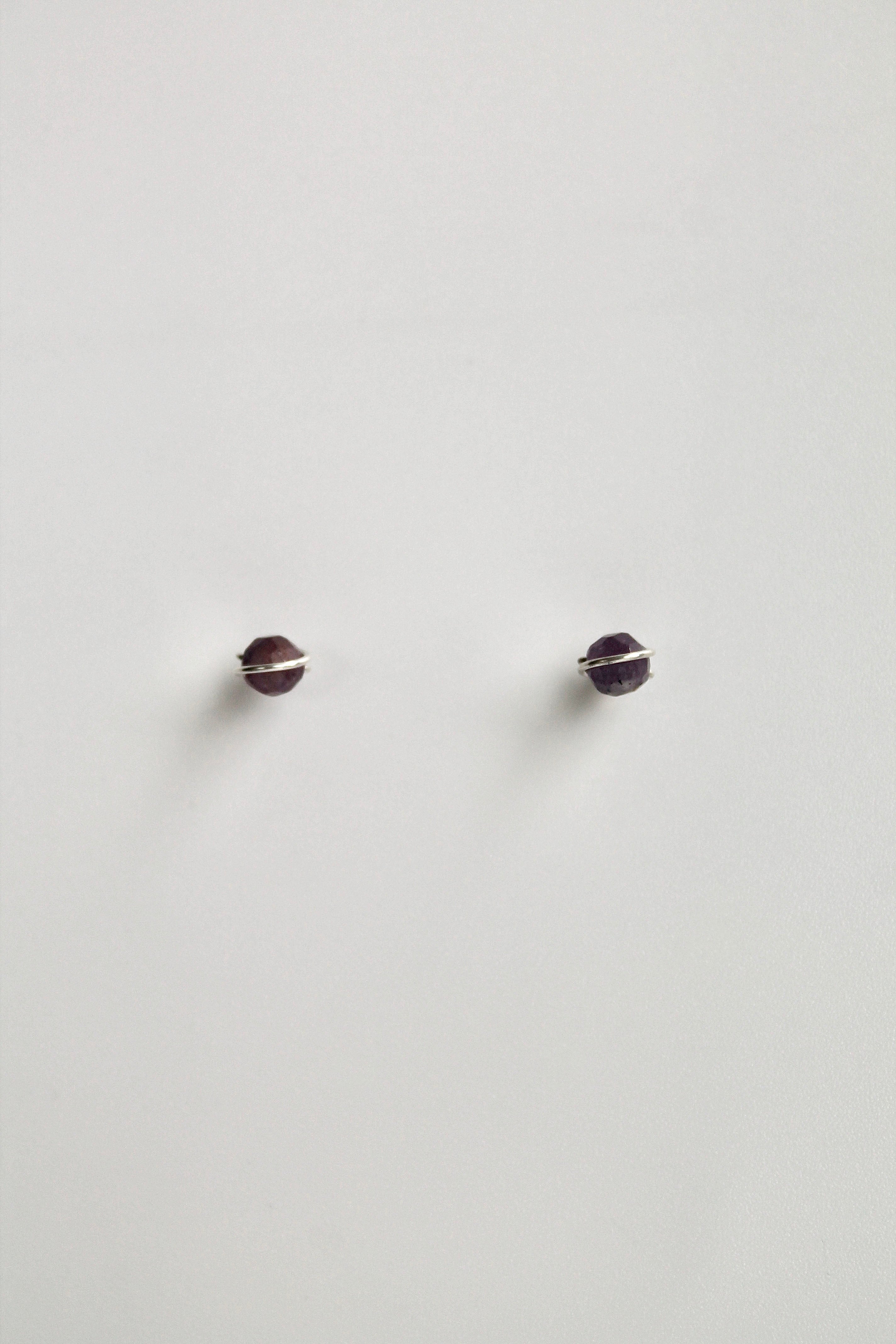 Birthstone Studs - Ruby (July) - Passion