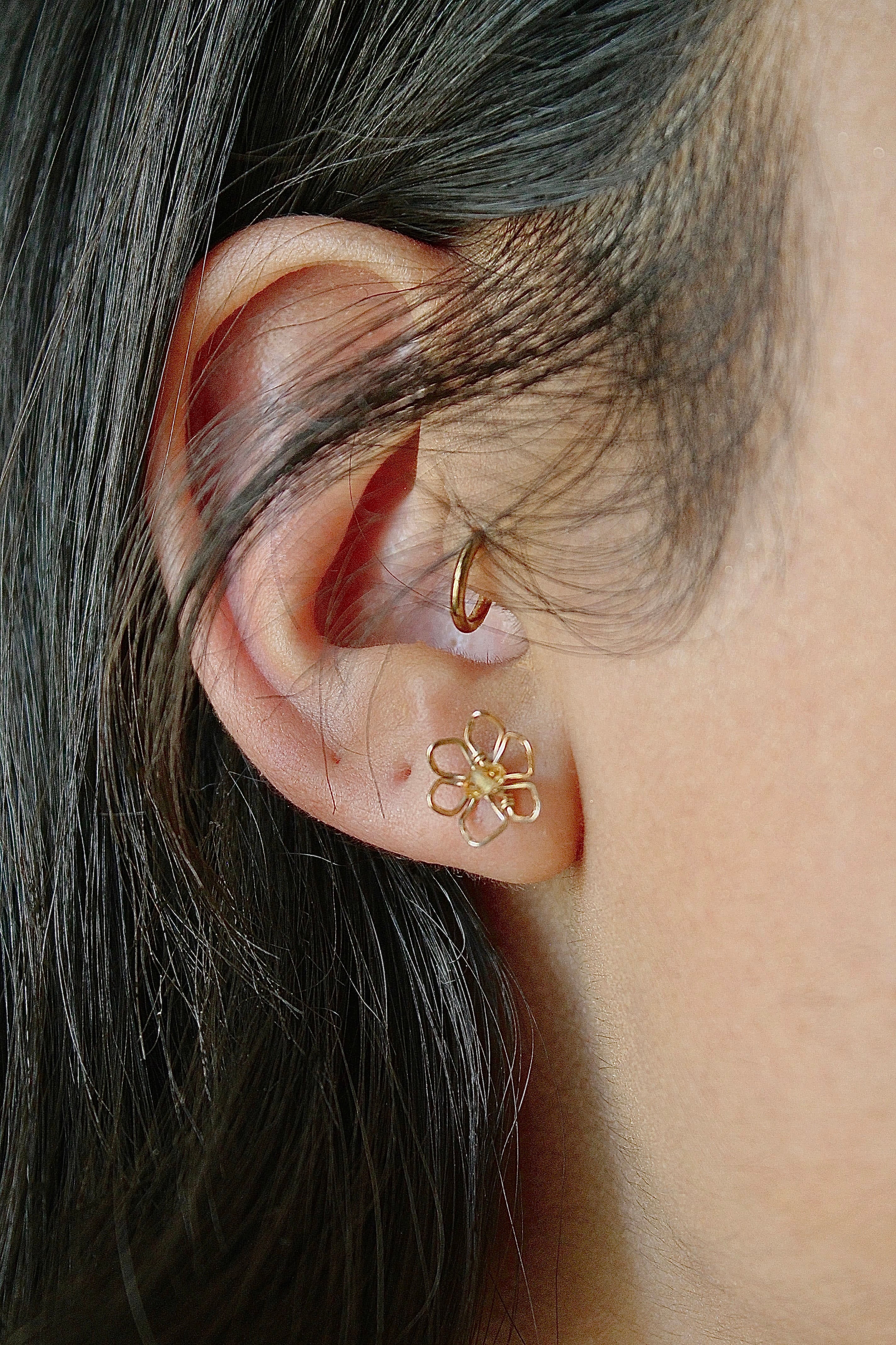 Daffodil & Citrine Studs
