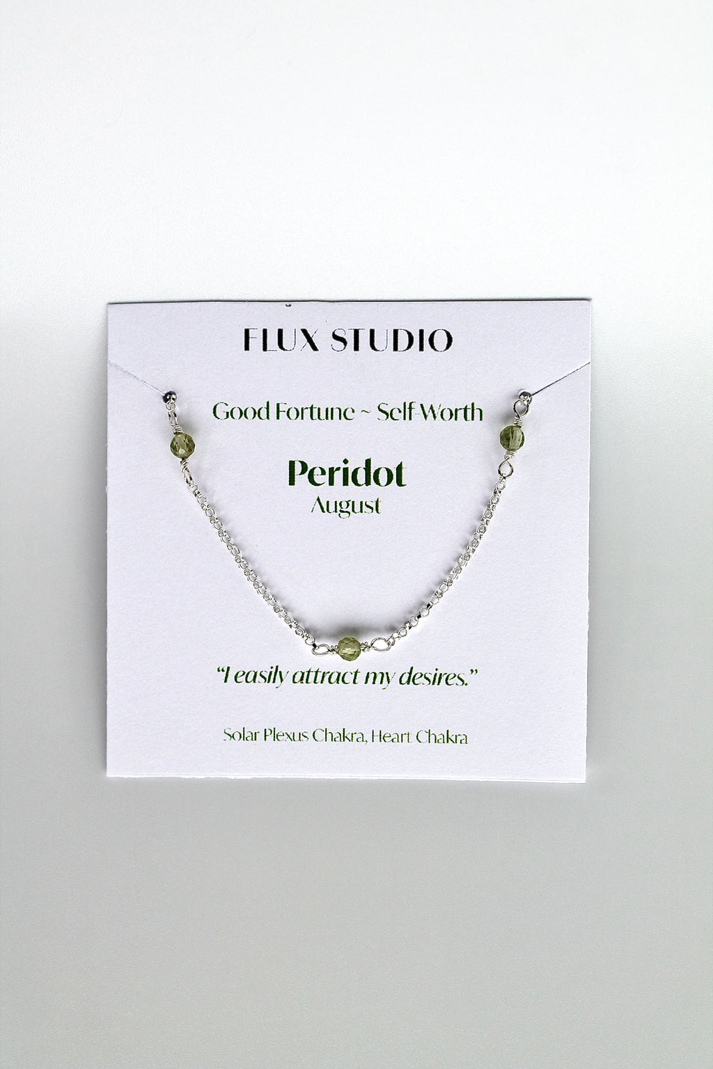 Multi Birthstone Bracelet - Peridot (August) - Good Fortune