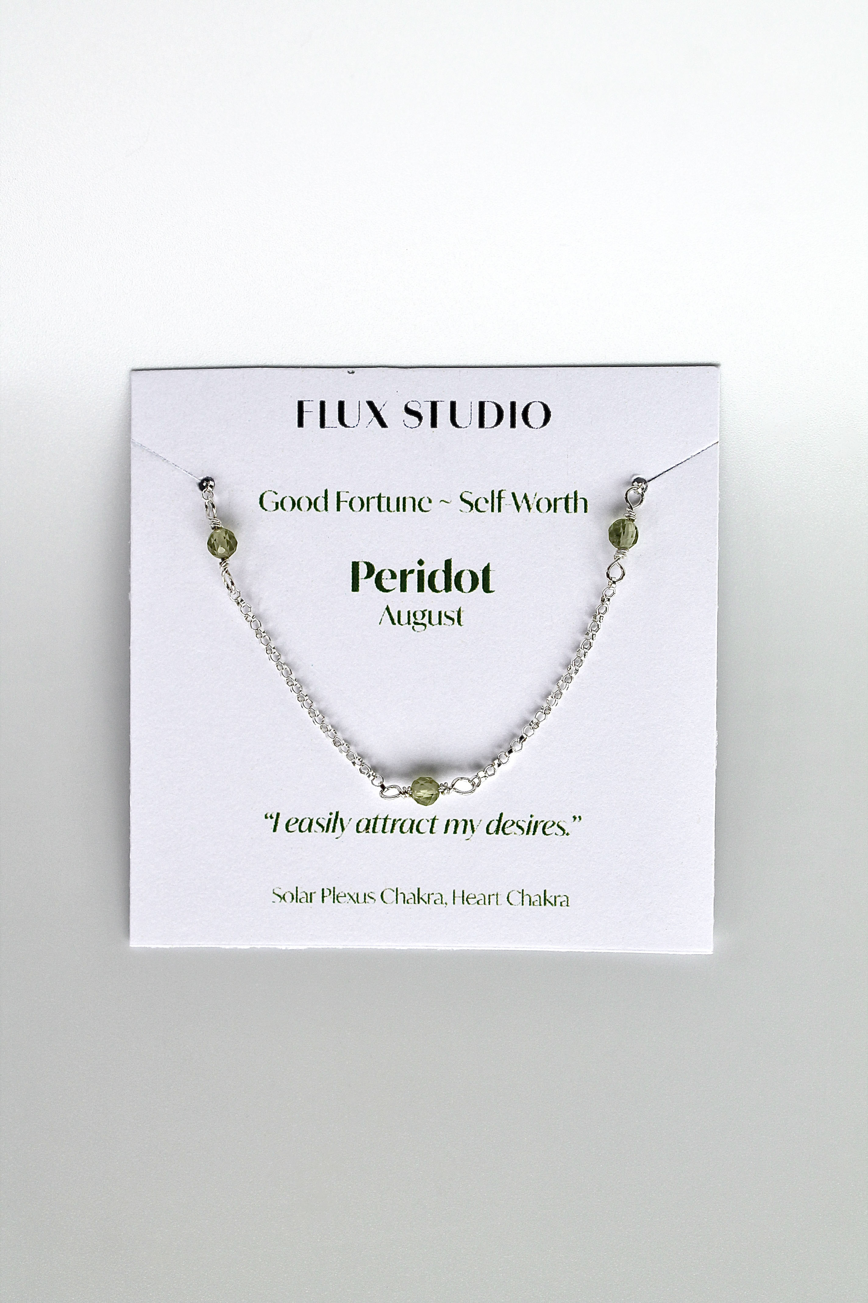Multi Birthstone Bracelet - Peridot (August) - Good Fortune