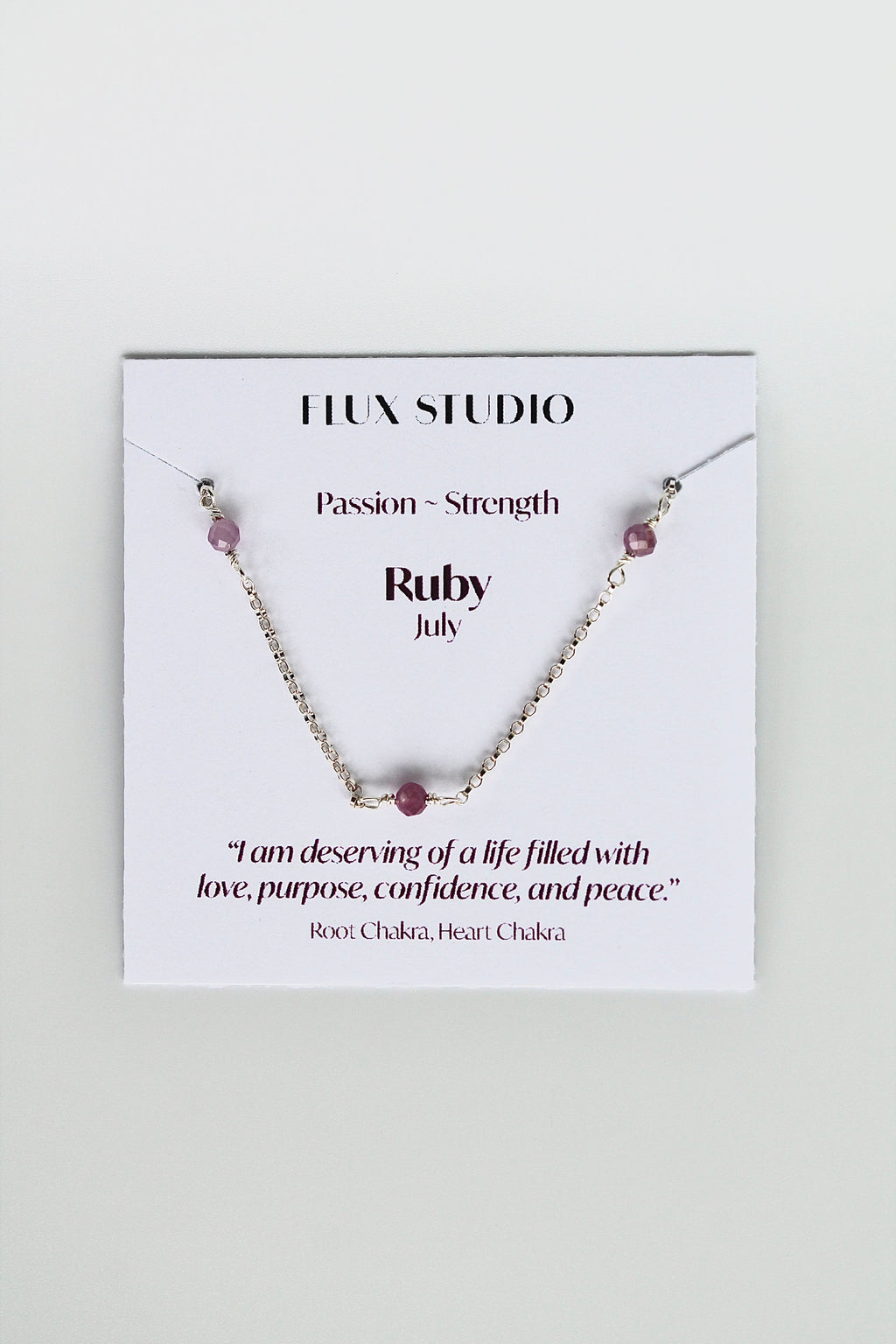 Multi Birthstone Bracelet - Ruby (July) - Passion