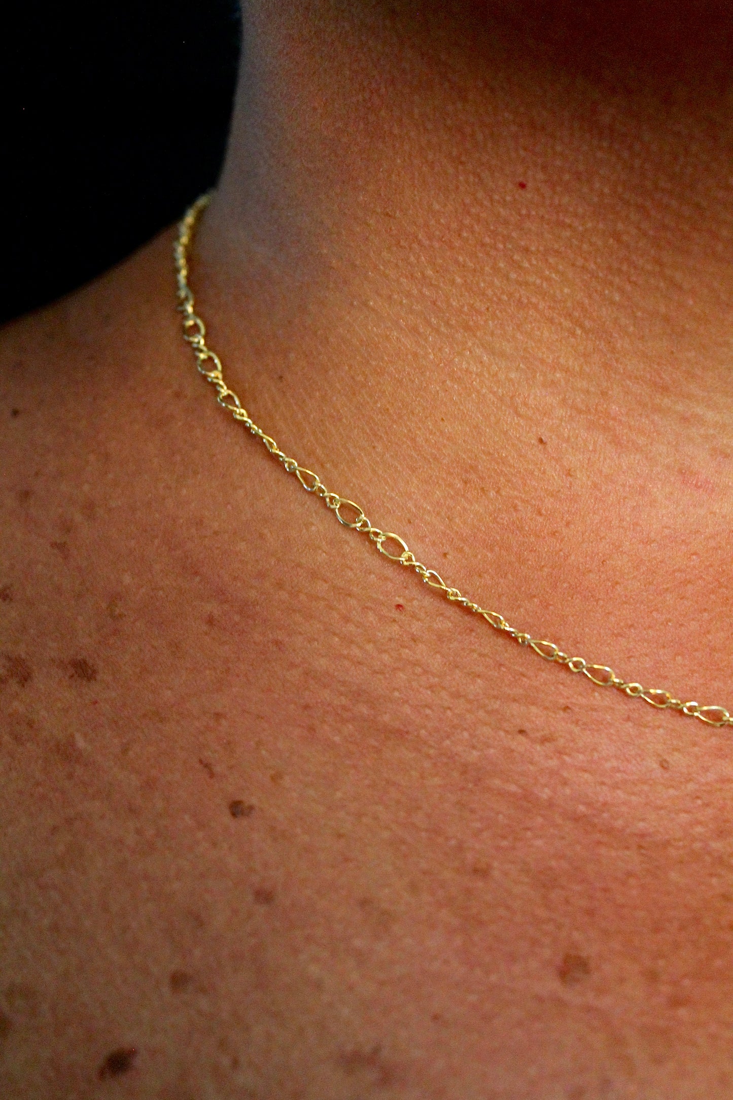 DUO CHAIN NECKLACE (THICK) - 14K GOLD FILLED