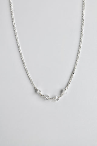 Birthstone Bar Necklace - Herkimer Diamond (April) - Divine Connection