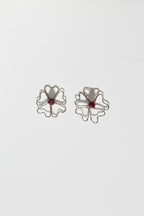 Pendientes de flox y turmalina