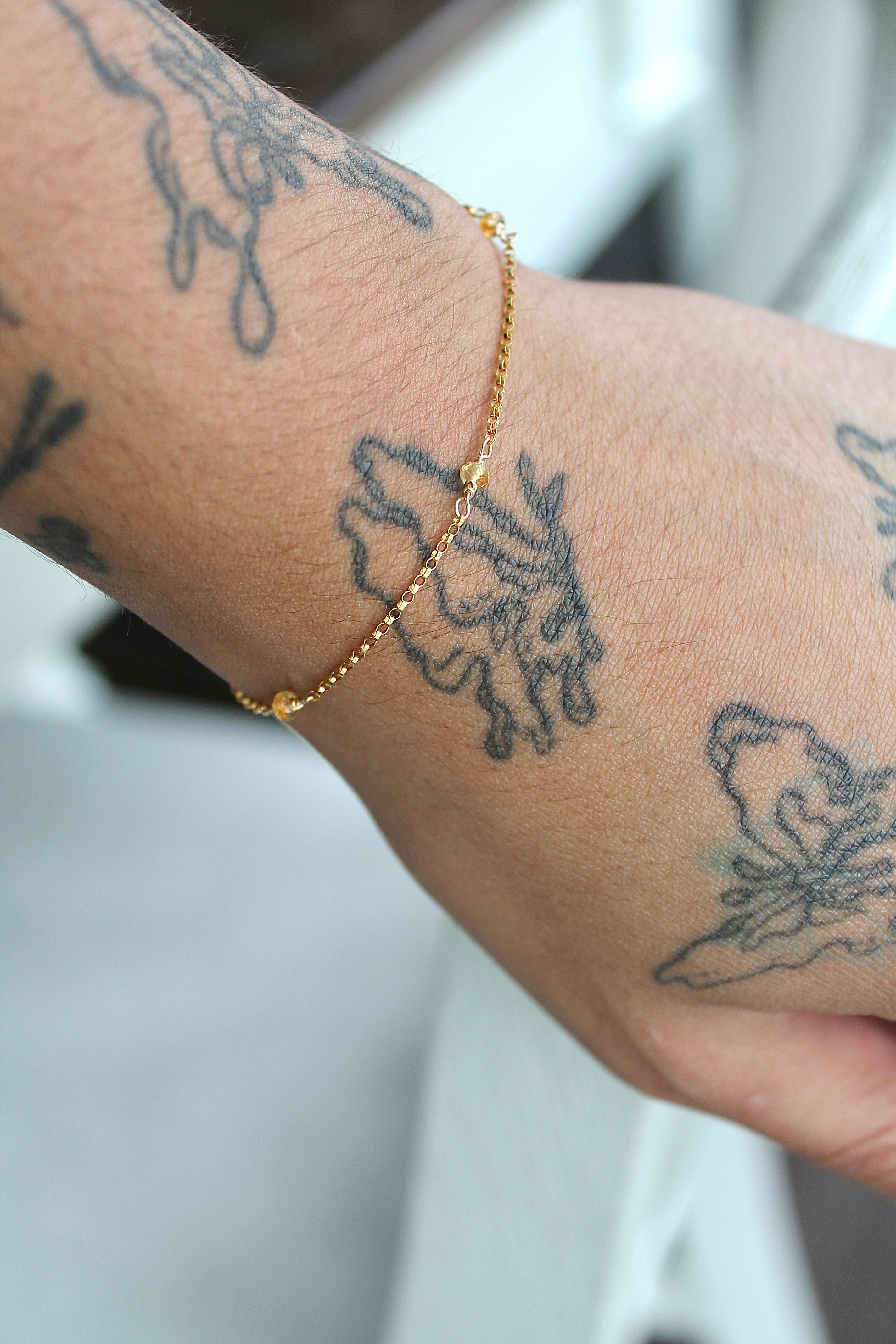 Multi Birthstone Bracelet - Citrine (November) - Personal Power