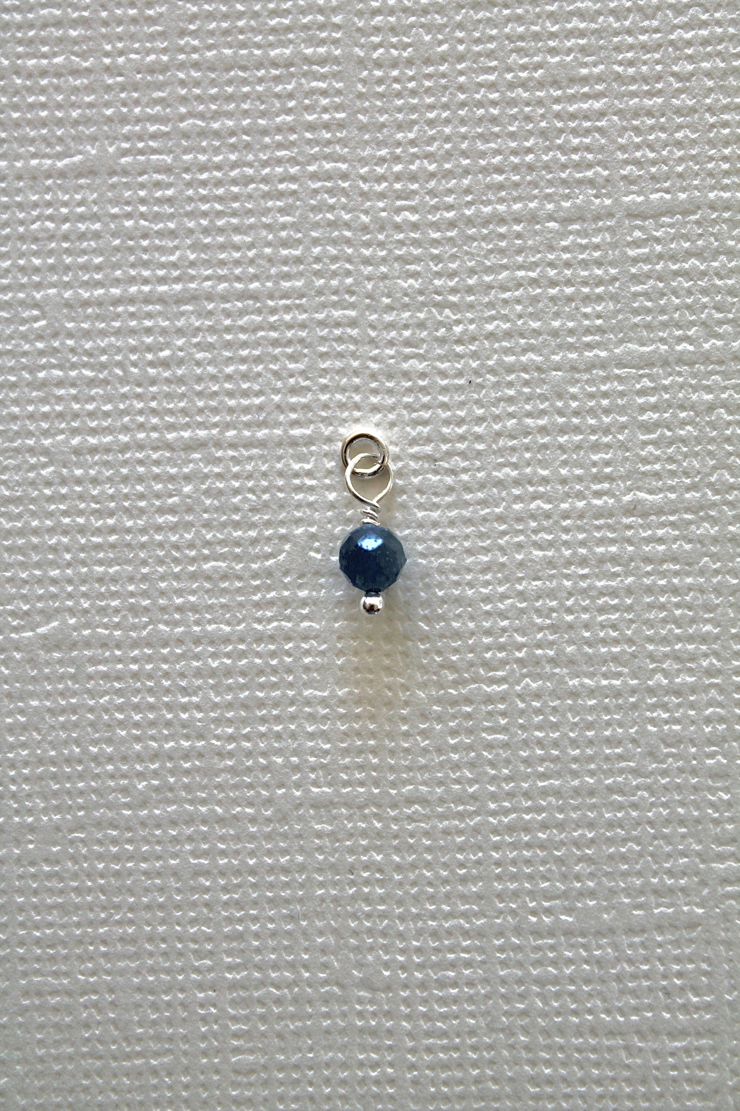 BIRTHSTONE CHARMS - STERLING SILVER