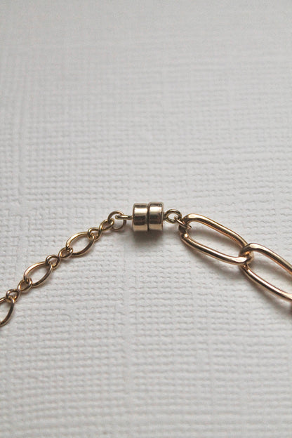 DUO CHAIN BRACELET (THICK) - 14K GOLD FILLED