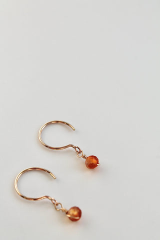 Threader Hoops (Carnelian)