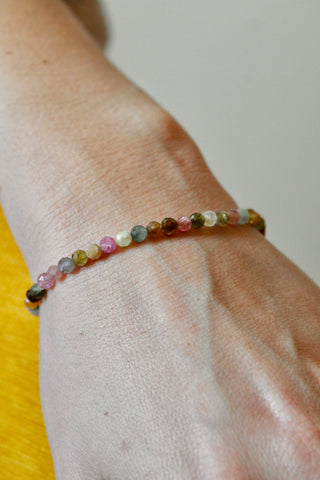 Bracelets extensibles en tourmaline