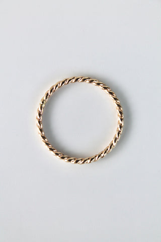 Twisted Eternity Band Ring