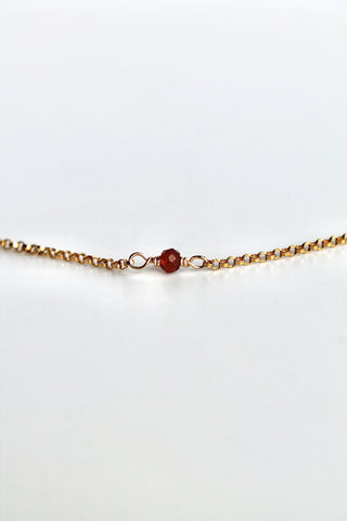 Multi Birthstone Bracelet - Garnet (January) - Manifestation