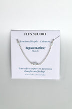 Bracelet multi-pierres de naissance - Aigue-marine (mars) - Profondeur émotionnelle