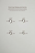 Hammered Sleeper Claw Studs